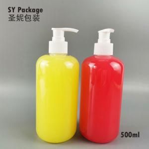 Factory Wholesale 500ml Hand Sanitizer Plastic Cosmetic Pet Bottle with Pump
