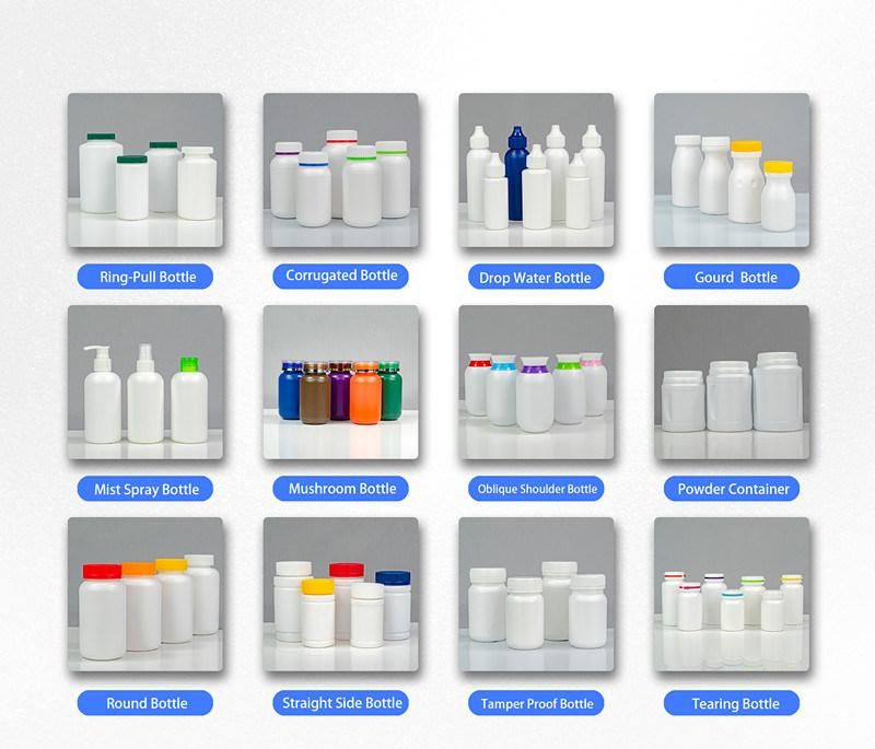Manufacturers Irregular Round Jar High Density 300ml Hot Sale Empty Oxygen Resistance Food Medicine Healthcare Products Matte Skin HDPE Plastic Bottle