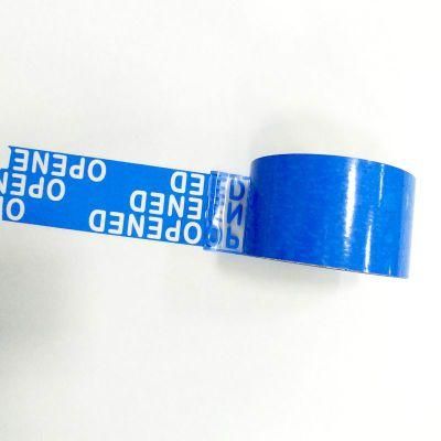 Blue Void Tamper Evident Security Tapes for Carton Sealing Packing Tape