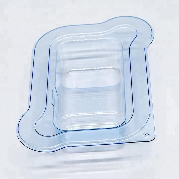 Custom Plastic blue Clamshell blister Packaging Boxes