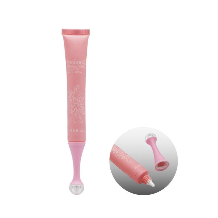 Special Cap Needle Nose Applicator Plastic Cosmetic Packaging Soft Tube for Eye Cream