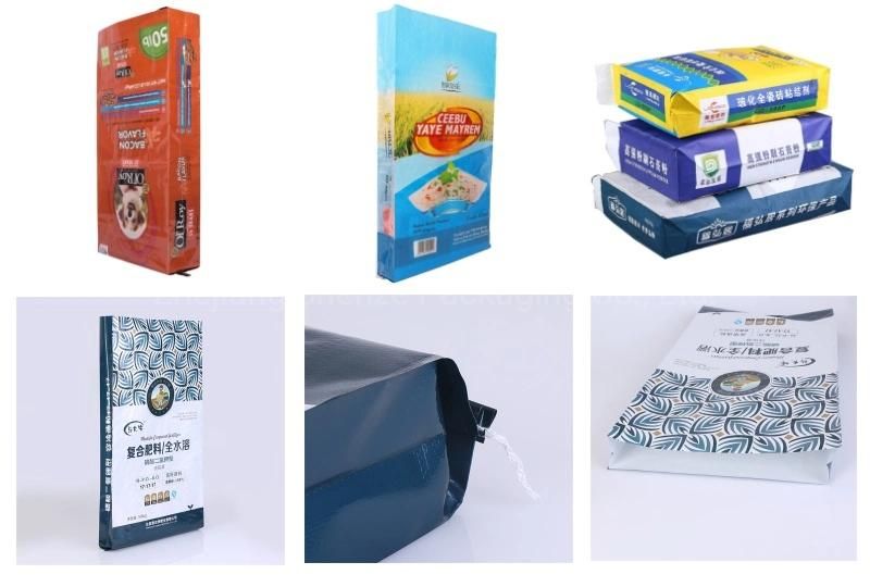 PP/HDPE Plastic Woven Compound Packaging Composite Paper Bag 25 Kg Cement 20kg Industrial Laminated Kraft Paper Sack Shop