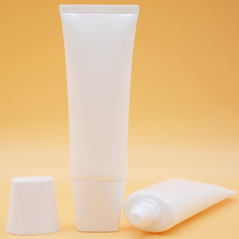 Sunscreen Lotion Tube Packaging Tube with Square Top Oval Cap