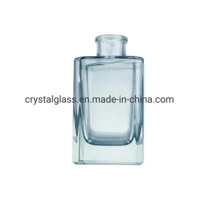 OEM Colored Aroma Square Glass Reed Diffuser Bottle with Screw/Cork Top