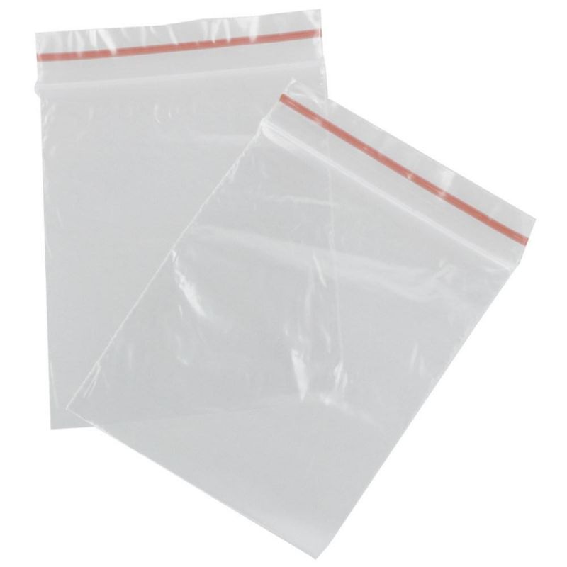 Plastic Zipper Reusable Clear Bags