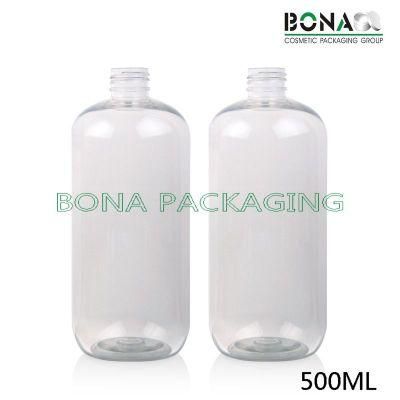 High Quality 500ml Clear Pet Bottle Boston Bottle