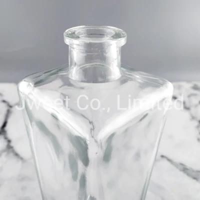 Custom Clear Unique Vodka Bottle Glass Liquor Vodka Bottle