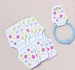 Pink Printing Paper Board Tags for Hair Rings
