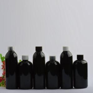 250ml Black Pet Plastic Make up Toner Water Empty Bottle with Screw Cap