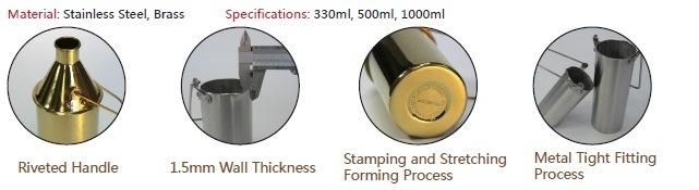 Good High Viscosity Crude and Heavy Oil Weighted Sampling Cans