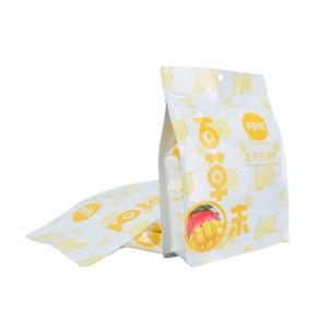 Custom Design Retail Resealable Aluminum Foil Zip Lock Snack Nut Frozen Food Packaging Bag Stand up Pouch/Flat Bottom Bag