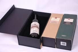Custom Cardboard Rigid Gift Box with Magnetic Closure for Wine Packaging