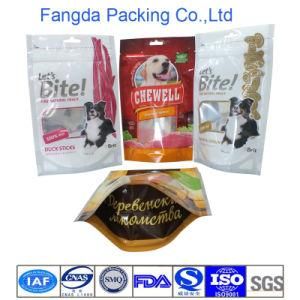 Pet Dog Treat Food Bag with Reclosable Zipper