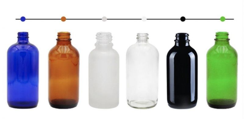 Brown Glass Bottles with Dropper and Cap for Cosmetics 30ml