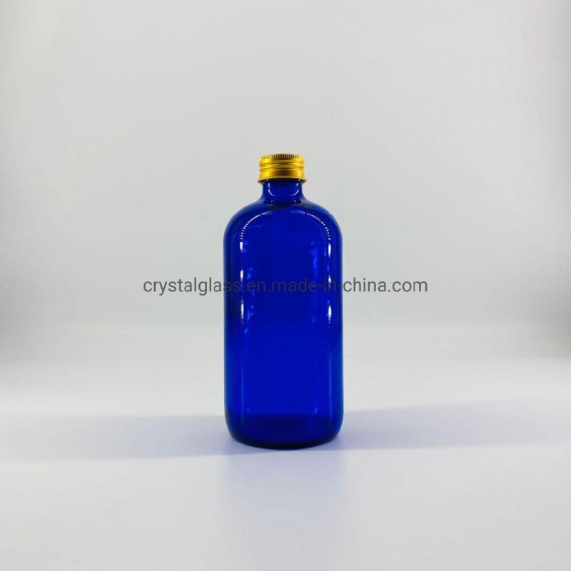 4oz 8oz 16oz Boston Glass Syrup Bottle with Screw Lid