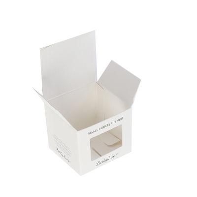 Small White Cardboard Box with PVC Window