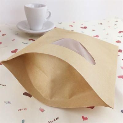 Round Window Brown Kraftpaper Bag