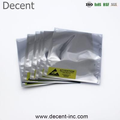 Aluminum Foil ESD Moisture Barrier Antistatic Vacuum Bag for Packaging Components with Logo Printing