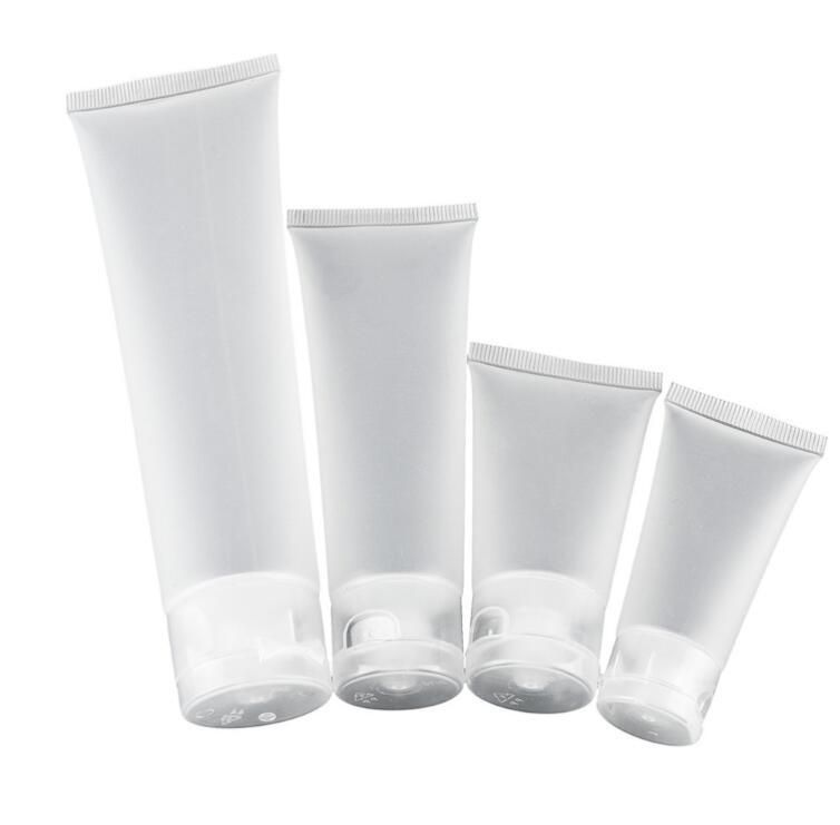Travel Empty Clear Tube Cosmetic Cream Lotion Shampoo Bath Lotion Containers Refillable Bottles 20ml/ 30ml/ 50ml/ 100ml