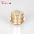 5g 10g Luxury Design Empty Plastic Jar for Lip Balm Cosmetic Packaging with Gold Cap