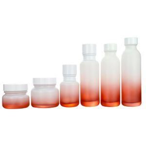 New Design 2021 Cosmetic Glass Bottle Set 30g 50g 30ml 50ml 100ml Glass Cosmetic Pump Bottle Packaging