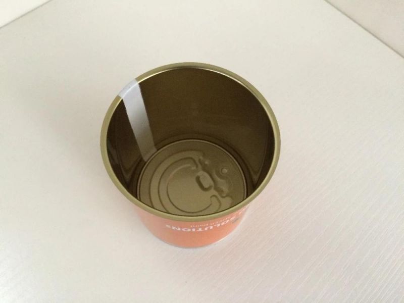 Custom Printed Mini Round Storage Tin Metal Can for Beverage Juice Packing