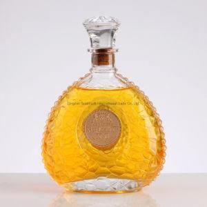 Low MOQ Transparent Glass Custom 750ml Bottles
