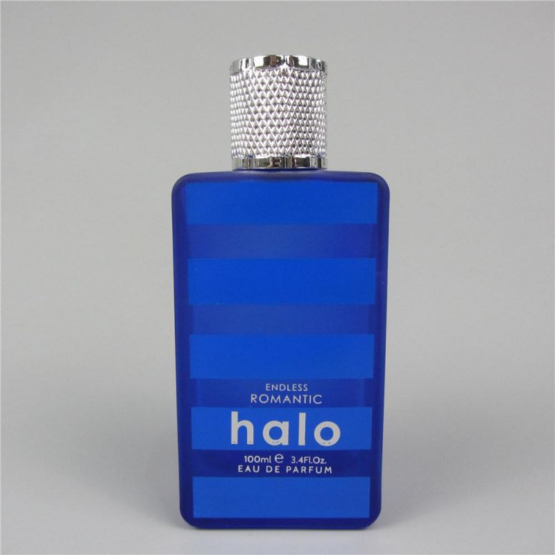 New 100ml Square Shape Clear Glass Perfume Bottle