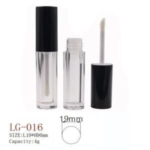 Wholesale Customized Plastic Round Empty Makeup Container Cosmetic Packaging Lip Gloss Tube