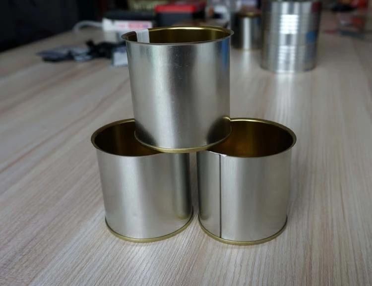 668# 3PC Food Tin Can for Packing Beverage Empty Metal Tin Can