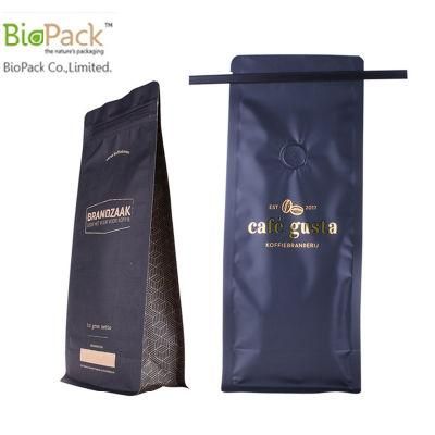 High Quality Stand up 12 Oz Biodegradable Coffee Bag with Bpi Certificate Factory From China