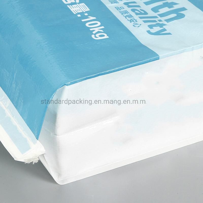 Color Printing BOPP Laminated PP Woven Bag for Animal Food Packaging