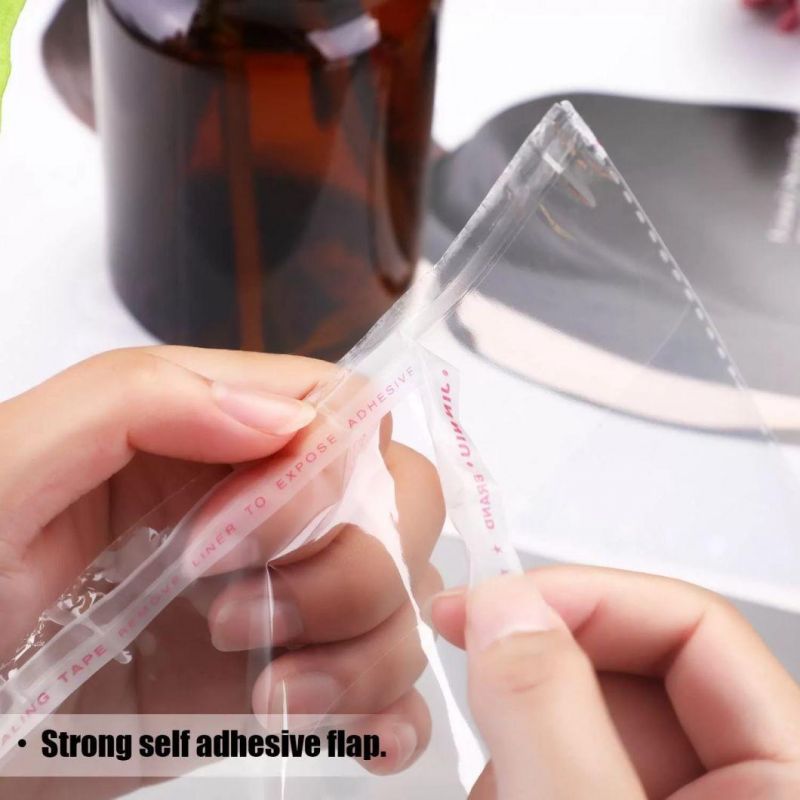 100PCS/Set Shipping OPP Plastic Self-Adhesion Clean Bag for Cosmetic/Gift/Clothes Packaging