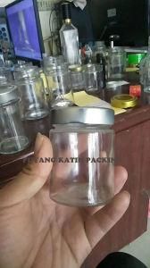 410ml Clear Molded Glass Jar Bottle