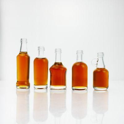 Hot on Amazon Glass Liquor Bottle Clear Glass Vodka Bottles with Cork