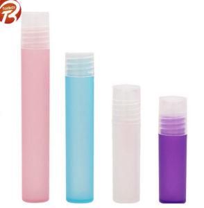 Plastic Round Roll on Empty Deodorant Container, 10ml Cosmetic Empty Perfume Plastic Roll on Bottle