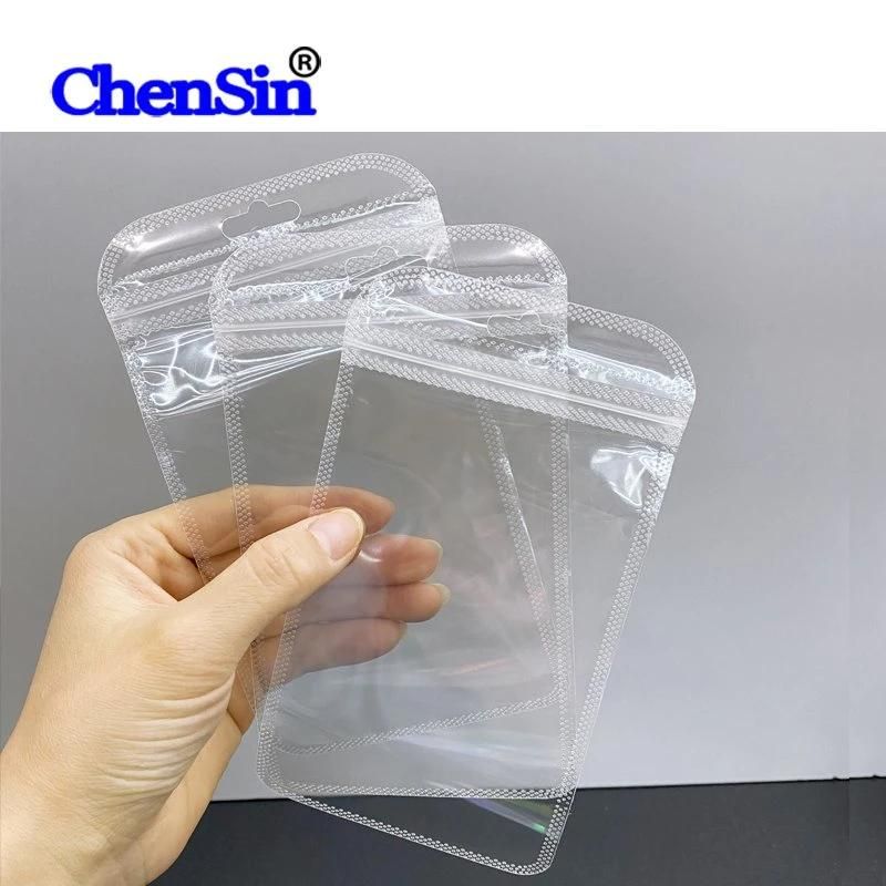 Phone Case Packaging Bag Transparent Plastic Zipper Bag