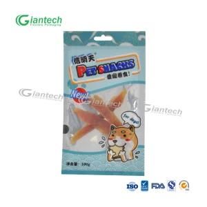 Three Side Seal Pouch for Pet Snack with Clesar Window