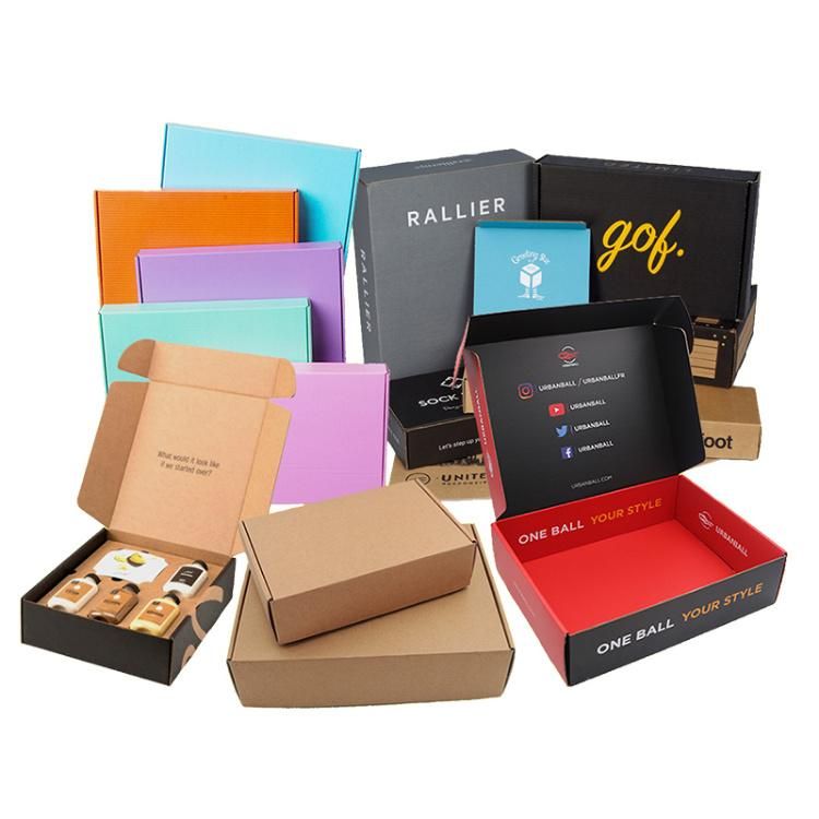 Custom Printed Color Universal Postal Carton Box E-Commerce Mailing Shipping Box Packaging