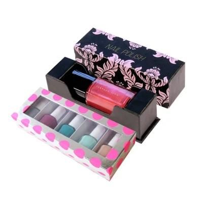 Custom Printed Corrugated Cardboard Cosmetic Paper Box for Nail Polish