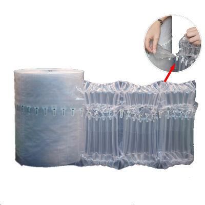 32*8cm Air Filled Bag Protective Wine Bottle Wrap Inflatable Air Cushion Column Wrap Bags with a Free Pump