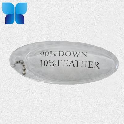 Inflation PVC Down Feather Tag for Down Winter Coats