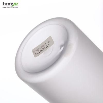 400ml Cylinder with Flat Shoulder Shampoo/Shower Gel/Hand Washing Pet Bottle