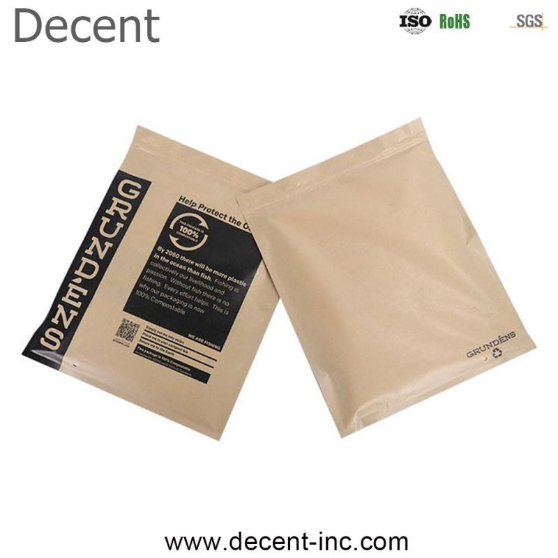 Recyclable and Degradable Restaurant Packaging Bags Customer Wax Paper Bags Brand Paperbag