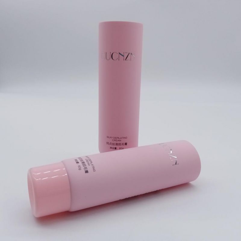 Empty Cosmetic Plastic Tube for Hair Removal Cream Packaging