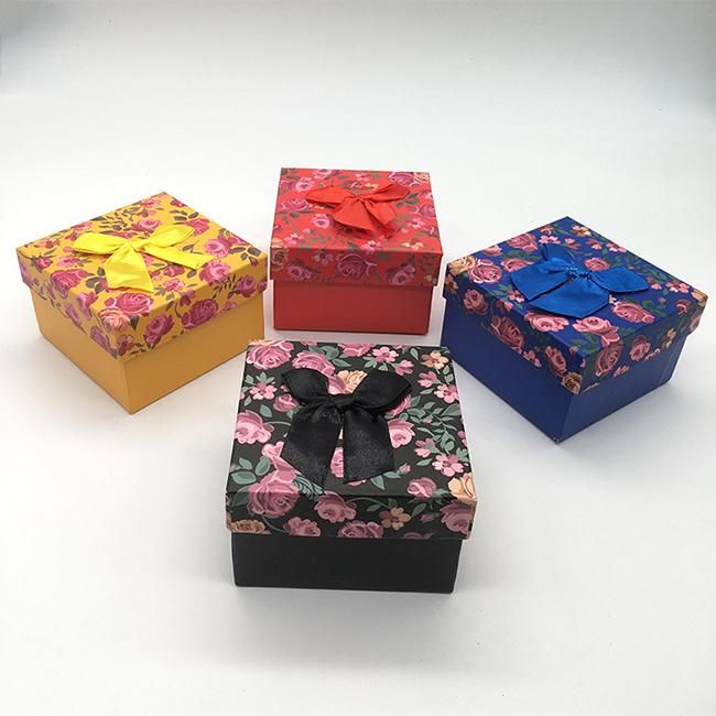 Colorful Printed Paper Packing Gift Boxes