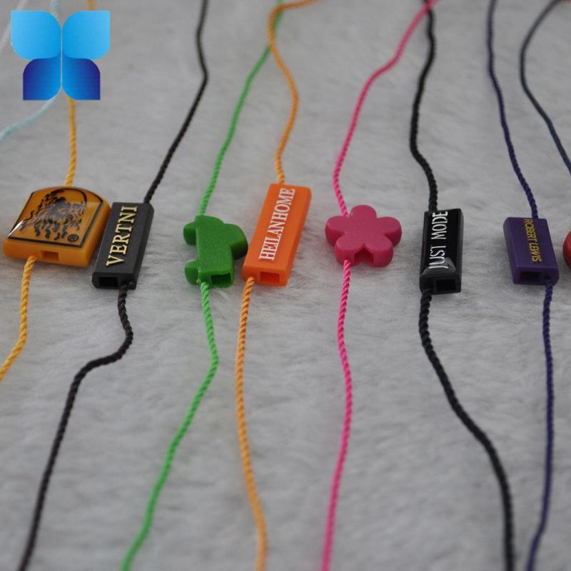 Hot Sell PVC Sllicone Garment String Seal Hang Tag