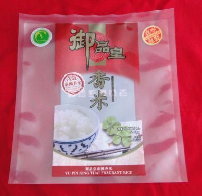 Custom Food Grade Vacuum Plastic Food Packaging Bag for Rice