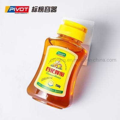 500g Plastic Honey Bottle Empty Jar for Honey with Silicone Valve Cap