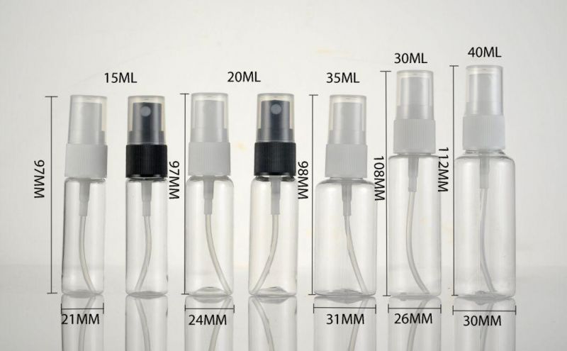 40ml Hot Sale Pet Empty Round Sprayer Bottle for Travel